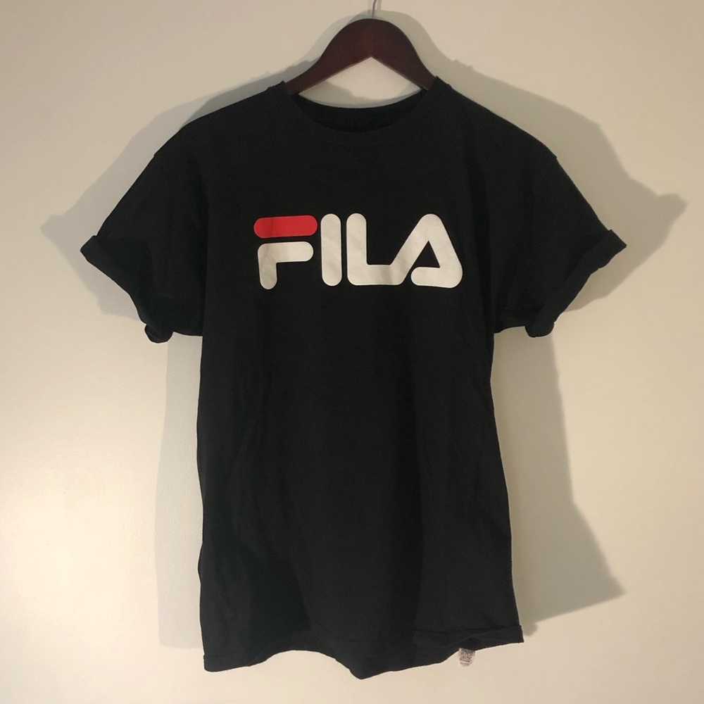 Navy Blue Fila Logo Tee